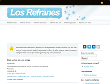 Tablet Screenshot of losrefranes.org